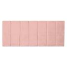 1 Módulo 60cmX20cm Cabeceira Modulada Estofada Rosa Retangular Para Cama Box Queen King Solteiro ou Casal