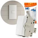 1 Modulo Interruptor Paralelo Branco Clean Corrente 10A/
