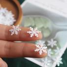 1 pacote/300 unidades - flocos de floco de neve de Natal, jogando restos de papel em festas