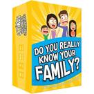 1 pacote, jogo Você realmente conhece sua família, cartão de 1 pacote, jogo Você realmente conhece sua família, cartão de