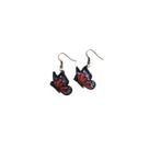 1 Par Brinco Borboleta 3d Tridimensional