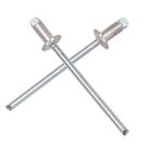 1 par de aço inoxidável Rosette Rivets Focket Dash
