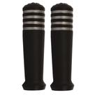1 Par de manopla luva para bicicleta bike Arco iris cinza