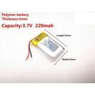 1 Peça 501525 2 Fios 3,7v 5mm X 15mm X 25mm P/ Mp3 Caneta - 1 Peça 501525 2 Fios 3,7v 5mm X 15mm X 25mm P/ Mp3 Caneta -