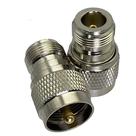1 peça conector fêmea n para uhf pl259 PL-259 plugue macho conector adaptador coaxial rf