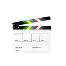 1 peça de claquete de acrílico, filme multiuso, clappers Rol