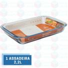 1 Peça Travessa Refratária Vidro 2,2L Sobremesa Bronwnie Lasanha 1 Peça Travessa Refratária Vidro 2,2L Sobremesa Bronwnie Lasanha
