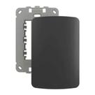 1 placa cega 4x2 linha b3 conjunto moldura com suporte preto