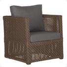 1 Poltrona Madri Alumínio Corda Náutica Estofado 11 Trama Original