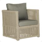 1 Poltrona Madri Alumínio Corda Náutica Estofado 8 Trama Original