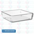 1 Porta Objeto Transparente Acrílico Modular Quadrado Grande