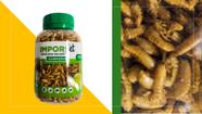1 Pote com Gammarus Desidratado para Aves Peixes Répteis 20g Importado