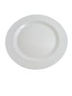 1 Prato Melamina Branco 25cm super resistente fundo raso