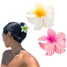 1 Presilha Piranha Cabelo Flor Prendedor Penteado Verão Praia