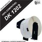 1 Rolo Dk 1202 + 1 Suporte Desmontável - Etiqueta Compatível Dk 1202 1 Rolo Dk 1202 + 1 Suporte Desmontável - Etiqueta Compatível Dk 1202
