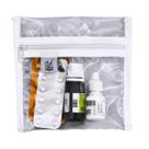 1 Saquinho Organizador Para Bolsa Absorvente, Fone, Carregador Plástico Grosso 15x15