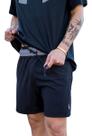 1 Shorts Bermuda Tactel Com Elastano Barra Bordada Praia 098