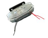 1 Sinaleira Lanterna Lateral Led Peixinho Caminhão Carreta Com Vigia Cristal