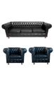 1 Sofá 2.30 + 2 Poltronas Chesterfield Luiz XV Corano Preto /barbearia, casa, decoração,recepção, sala, escritorio 1 Sofá 2.30 + 2 Poltronas Chesterfield Luiz XV Corano Preto /barbearia, casa, decoração,recepção, sala, escritorio