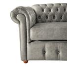1 Sofá Chesterfield Capitone Luiz XV CouroEco 2M - Cinza / Recepção, Sala, Móveis, decoração 1 Sofá Chesterfield Capitone Luiz XV CouroEco 2M - Cinza / Recepção, Sala, Móveis, decoração