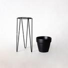 1 Suporte Tripé Vaso De Flor 125x27cm Jardinagem Planta