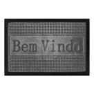 1 Tapete Porta Capacho Bem Vindo Lux Antiderrapante Cz 40x60