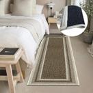 1 Tapete Quarto Beira Cama Antiderrapante 57x180 Js Mol M87