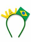 1 Tiara Vai Brasil Acessório Copa do Mundo Torcida Brasileira Festa Temática