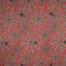 1 Toalha Mesa Festa Estampado TNT Spider Teia Aranha 140X140