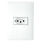1 Tomada 2P+T 20 Ampères 4x2 Branco - 615081BC - PIAL PLUS