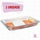 1 Travessa Retangular Grande 3L Panqueca Lasanheira Bolo 1 Travessa Retangular Grande 3L Panqueca Lasanheira Bolo