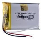 1 Unidade 103040 3 Fios 3,7v 1200mah 10mm X 30mm X 40mm -