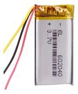 1 Unidade 3 Fios 602040 3,7v 500mah 6mm X 20mm X 40mm