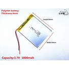 1 Unidade Com 2 Fios 405060 4mm X 50mm 60xmm 1800mah