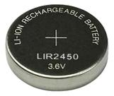 1 Unidade Lir2450 3,6v Lir-2450 Lir 2450 3.6v Recarregavel