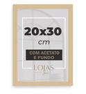 1 unidade Molduras 20x30cm Acetato Certificado Diploma Fotografia - Madeira Clara
