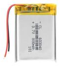 1 Unidade Peça 603040 2 Fios 3,7v 800mah 6mm X 30mm X 40mm - 1 Unidade Peça 603040 2 Fios 3,7v 800mah 6mm X 30mm X 40mm -