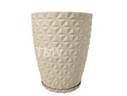 1 Vaso Plantar Plantas Polietileno Jardim Varanda Cd N3 ---bege 1 Vaso Plantar Plantas Polietileno Jardim Varanda Cd N3 ---bege