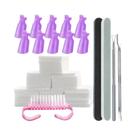10/16 Peças Clipe De Plástico Para Remoção De Unhas De Gel UV - Ferramenta Para Remover Esmalte De