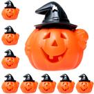 10 Abóboras com Chapéu de Bruxa Decoração Halloween Decorar Mesa