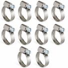 10 ABRACADEIRA 1/2 a 3/4 ROSCA SEM FIM 13 a 19mm FITA REFORÇADA 9mm