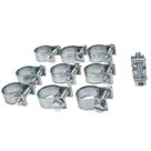 10 abraçadeiras mangueira combustivel 12x14mm(000805) 10 abraçadeiras mangueira combustivel 12x14mm(000805)