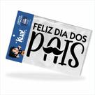 10 Adesivos Feliz Dia dos Pais para Balão 18" 19x14cm
