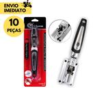 10 Afiador Amolador de Faca em Inox com Cabo Emborrachado para Uso Profissional Utilizado em Cozinha 10 Afiador Amolador de Faca em Inox com Cabo Emborrachado para Uso Profissional Utilizado em Cozinha
