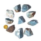10 Angelita Azul Bruto Pedra Natural 20 a 60mm 25 a 50g