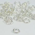 10 Argola Prata 925 Montagem Brincos/correntes 6x1.2 Mm