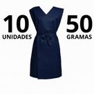 10 Avental Descartável Azul Sem Manga Gramatura 50 GRAMAS
