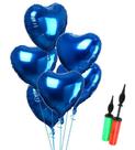 10 Balão Metalizado Coração 45cm (Escolha A Cor) Festas Decoração + Bomba Balão 10 Balão Metalizado Coração 45cm (Escolha A Cor) Festas Decoração + Bomba Balão