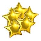 10 Balões de Estrela Metalizado Dourado Grande 18 Polegadas 10 Balões de Estrela Metalizado Dourado Grande 18 Polegadas