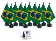 10 Bandeiras Decoração, Festa E Lembrança De Mesa Brasil Br